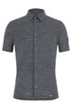 SANTINI shirt - GRAVEL SUMMER WOOL - grey