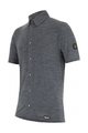 SANTINI shirt - GRAVEL SUMMER WOOL - grey