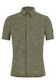 SANTINI shirt - GRAVEL SUMMER WOOL - green