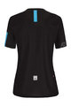 SANTINI Cycling short sleeve jersey - SASSO LADY - black