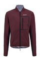 SANTINI Cycling thermal jacket - ALPHA TRAIL - bordeaux