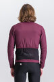 SANTINI Cycling thermal jacket - ALPHA TRAIL - bordeaux