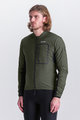 SANTINI Cycling thermal jacket - ALPHA T. - green