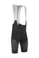 SANTINI Cycling bib shorts - FRECCIA - grey