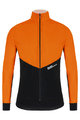 SANTINI Cycling thermal jacket - REDUX VIGOR - orange/black