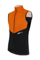 SANTINI Cycling gilet - REDUX VIGOR - orange/black