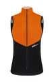 SANTINI Cycling gilet - REDUX VIGOR - orange/black