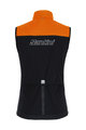 SANTINI Cycling gilet - REDUX VIGOR - orange/black