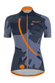 SANTINI Cycling short sleeve jersey - GIADA MAUI LADY - multicolour/blue