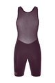 SANTINI Cycling bib shorts - UNICO - bordeaux