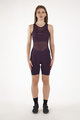 SANTINI Cycling bib shorts - UNICO - bordeaux