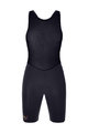 SANTINI Cycling bib shorts - UNICO LADY - black