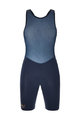 SANTINI Cycling bib shorts - UNICO - blue