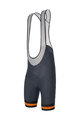 SANTINI Cycling bib shorts - KARMA KINETIC - grey