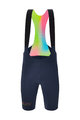 SANTINI Cycling bib shorts - UNICO - blue