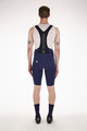 SANTINI Cycling bib shorts - UNICO - blue