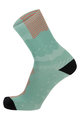 SANTINI Cyclingclassic socks - OPTIC - orange/light blue