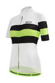 SANTINI Cycling short sleeve jersey - ECOSLEEK BENGAL LADY - white/light green/black