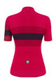 SANTINI Cycling short sleeve jersey - ECOSLEEK BENGAL LADY - red/black