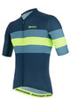 SANTINI Cycling short sleeve jersey - ECOSLEEK BENGAL - blue/light green