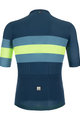 SANTINI Cycling short sleeve jersey - ECOSLEEK BENGAL - blue/light green