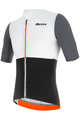 SANTINI Cycling short sleeve jersey - REDUX ISTINTO - white/grey/black