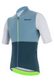 SANTINI Cycling short sleeve jersey - REDUX ISTINTO - white/blue/green