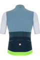 SANTINI Cycling short sleeve jersey - REDUX ISTINTO - white/blue/green