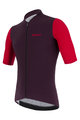 SANTINI Cycling short sleeve jersey - REDUX VIGOR - red/purple