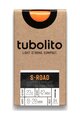 TUBOLITO tyre tube - S-TUBO ROAD 700x18/32C - SV60 - orange