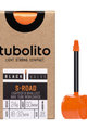 TUBOLITO tyre tube - S-TUBO ROAD 700x18/28C BLACK - SV80 - orange