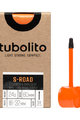 TUBOLITO tyre tube - S-TUBO ROAD 700x18/28C BLACK - SV80 - orange