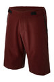 SANTINI Cycling shorts without bib - FULCRO - bordeaux