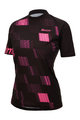 SANTINI Cycling short sleeve jersey - FIBRA MTB - pink/black