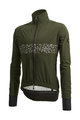 SANTINI Cycling rain jacket - GUARD NEO SHELL - green