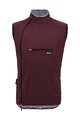SANTINI Cycling gilet - ALPHA PACK - bordeaux