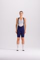 SANTINI Cycling bib shorts - REDUX SPEED - blue