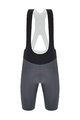 SANTINI Cycling bib shorts - REDUX SPEED - grey
