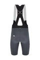 SANTINI Cycling bib shorts - REDUX SPEED - grey