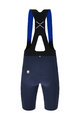 SANTINI Cycling bib shorts - REDUX SPEED - blue