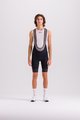 SANTINI Cycling bib shorts - KARMA DELTA - black