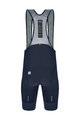 SANTINI Cycling bib shorts - KARMA DELTA - blue