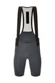 SANTINI Cycling bib shorts - PLUSH - grey