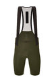 SANTINI Cycling bib shorts - PLUSH - green