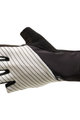 SANTINI Cycling fingerless gloves - RIGA - white/black