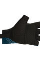 SANTINI Cycling fingerless gloves - RIGA - blue