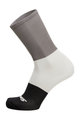 SANTINI Cyclingclassic socks - BENGAL  - white/grey/black