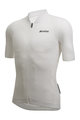 SANTINI Cycling short sleeve jersey - COLORE PURO - white