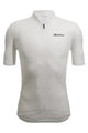 SANTINI Cycling short sleeve jersey - COLORE PURO - white