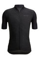 SANTINI Cycling short sleeve jersey - COLORE PURO - black